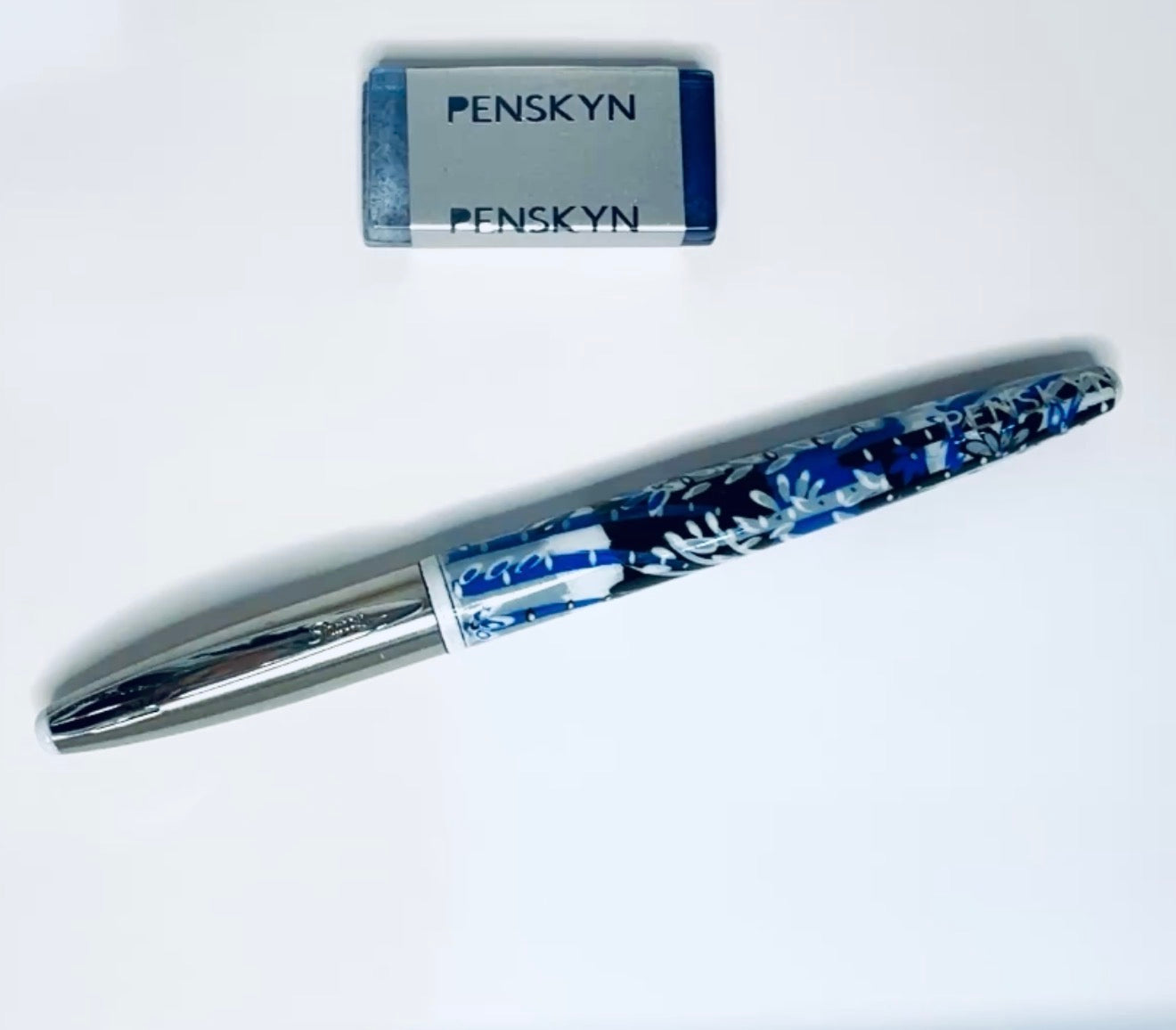 Sapphire Shoreline Hand-Painted Luxury Pen