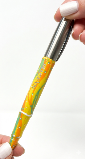 Sun-Kissed Swirl: The 360° Resin Masterpiece